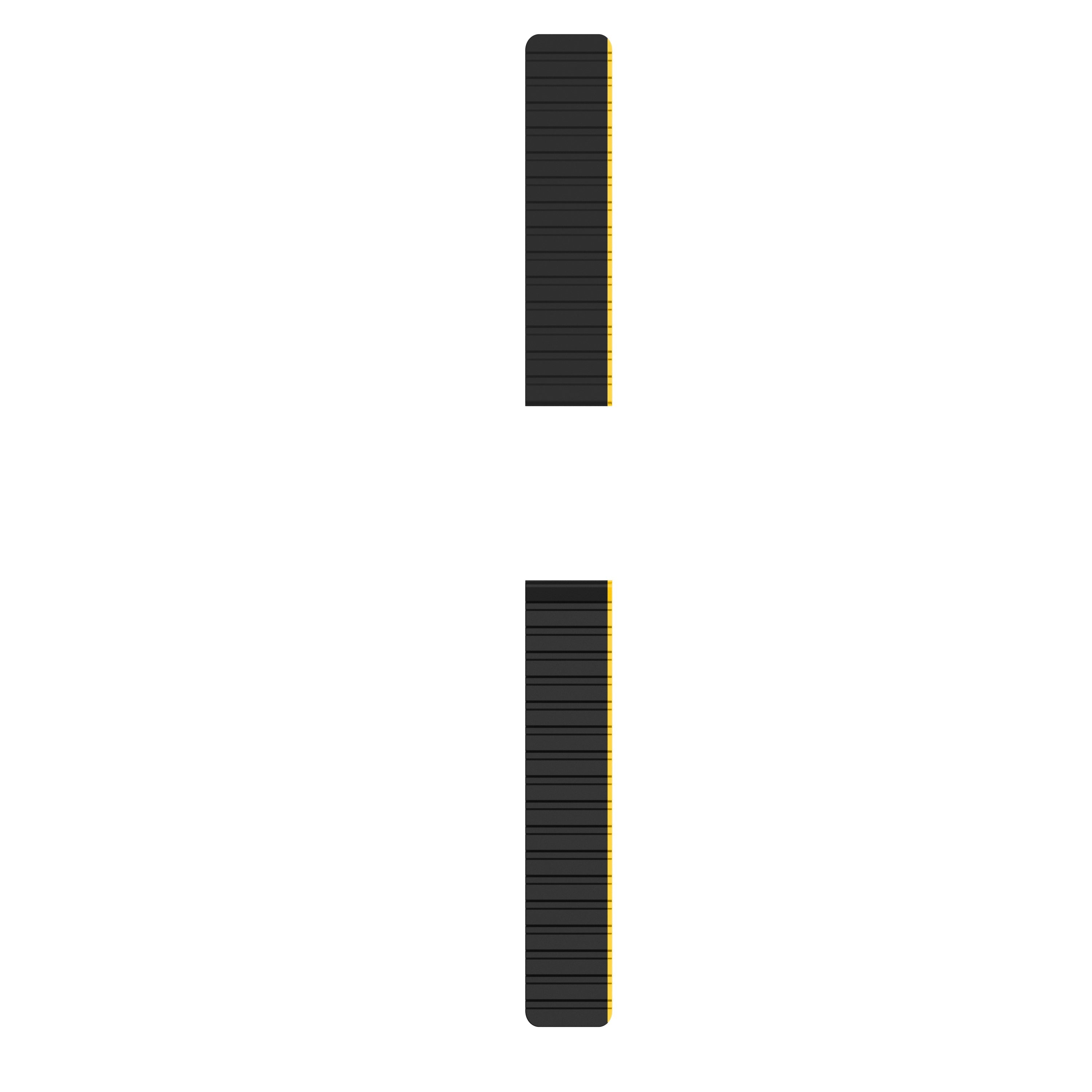 Kieslect 22MM Black Yellow Dual-tone Strap