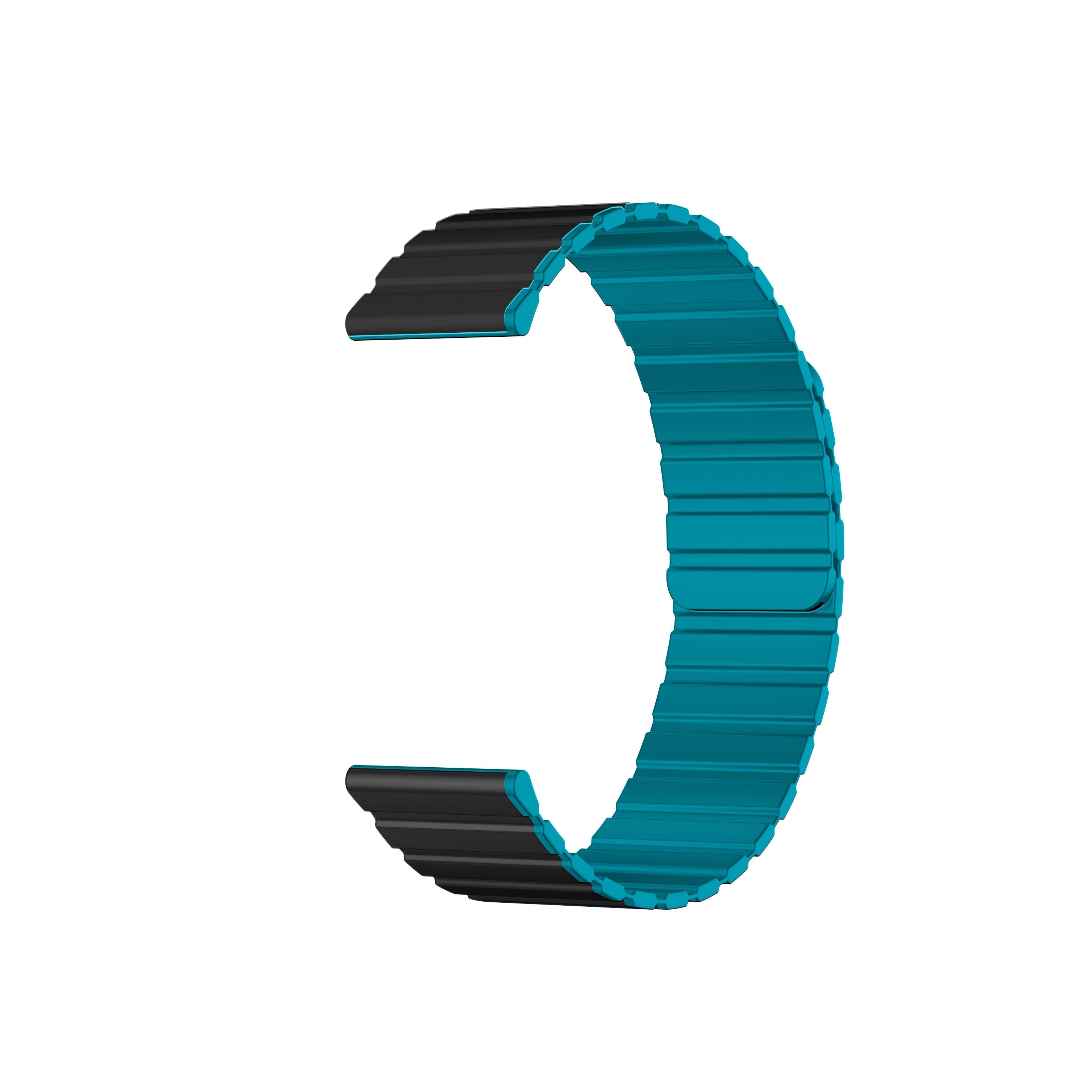 Kieslect 22MM Black Blue Dual-tone Strap