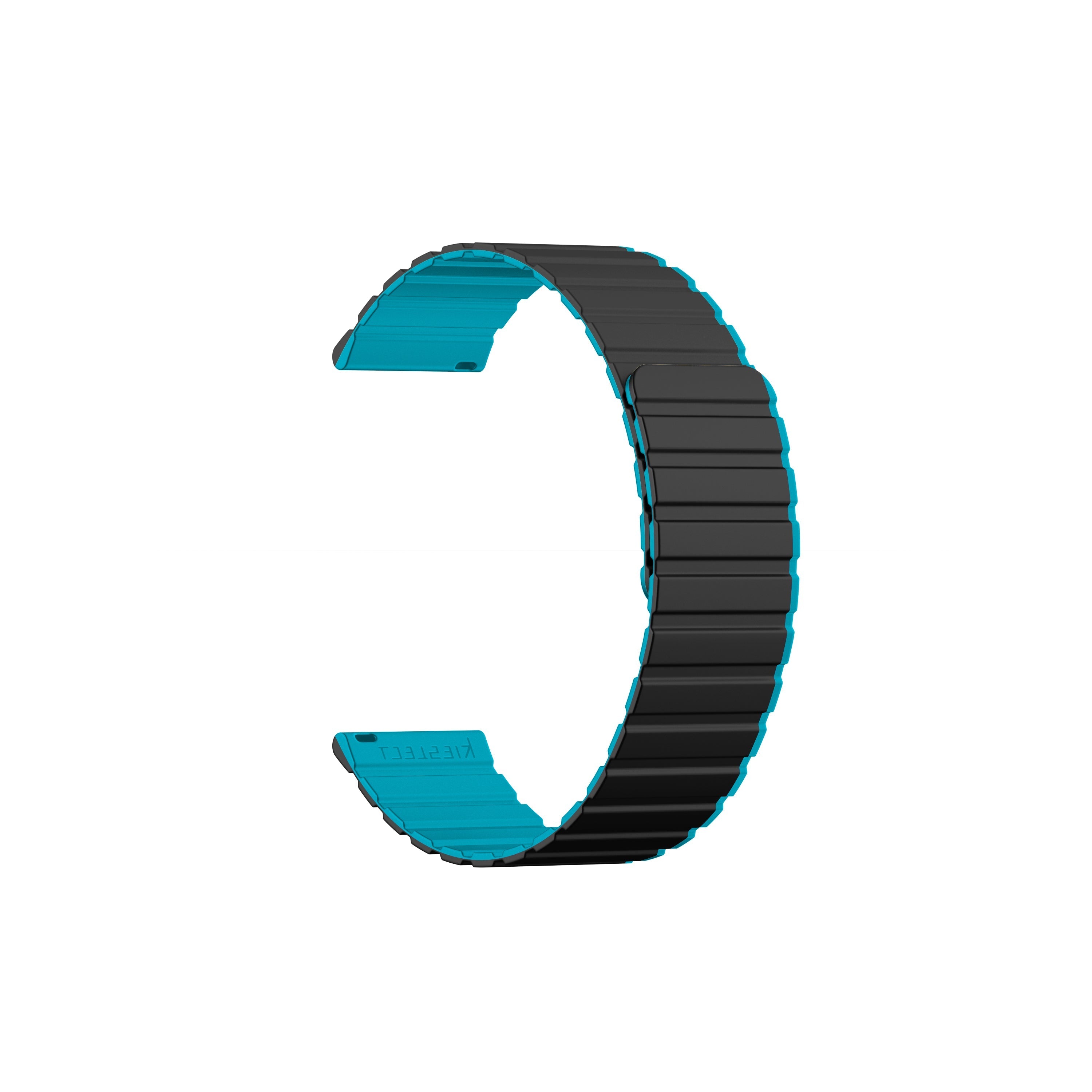 Kieslect 22MM Black Blue Dual-tone Strap