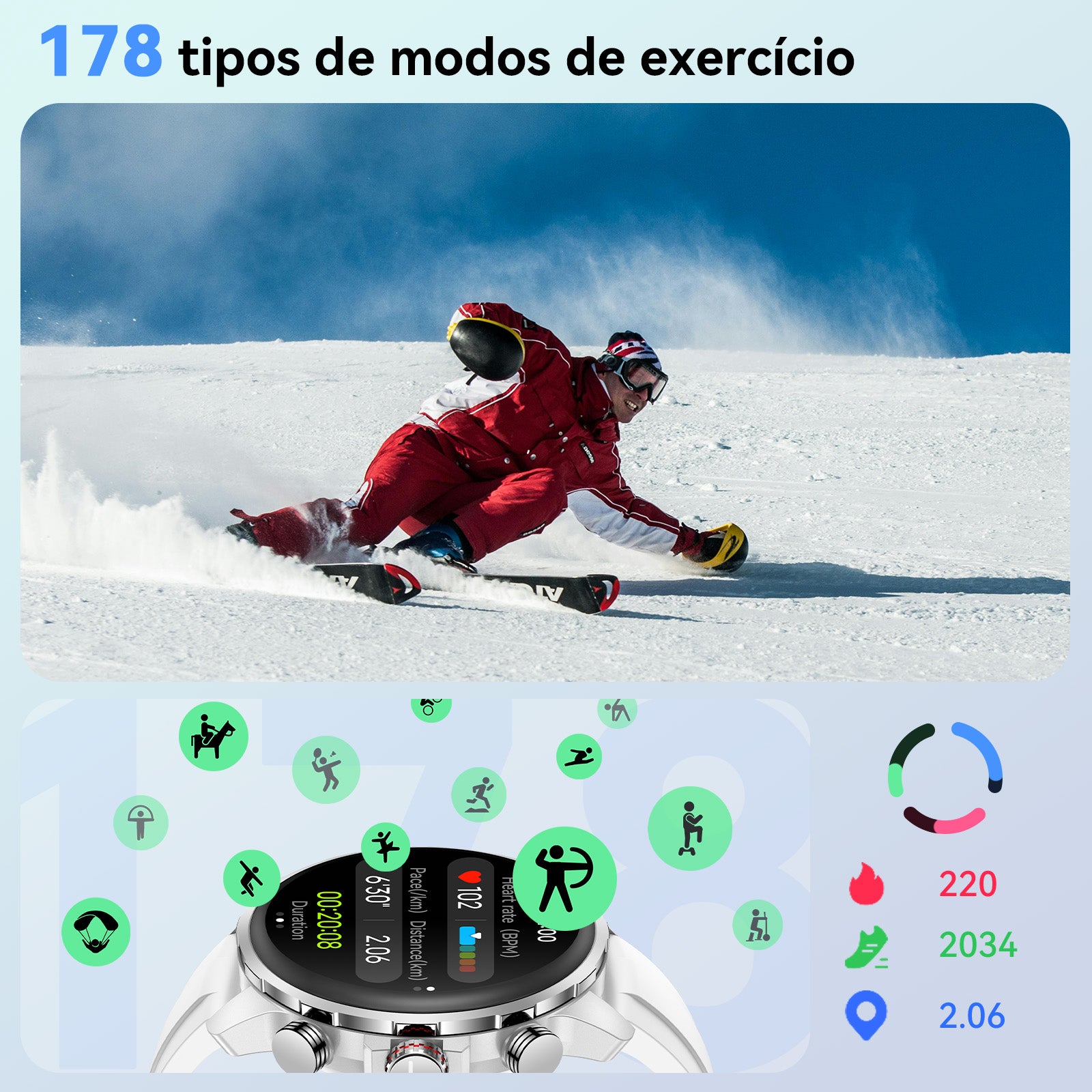 Smartwatch Kieslect Kr Ultra 3 Branco