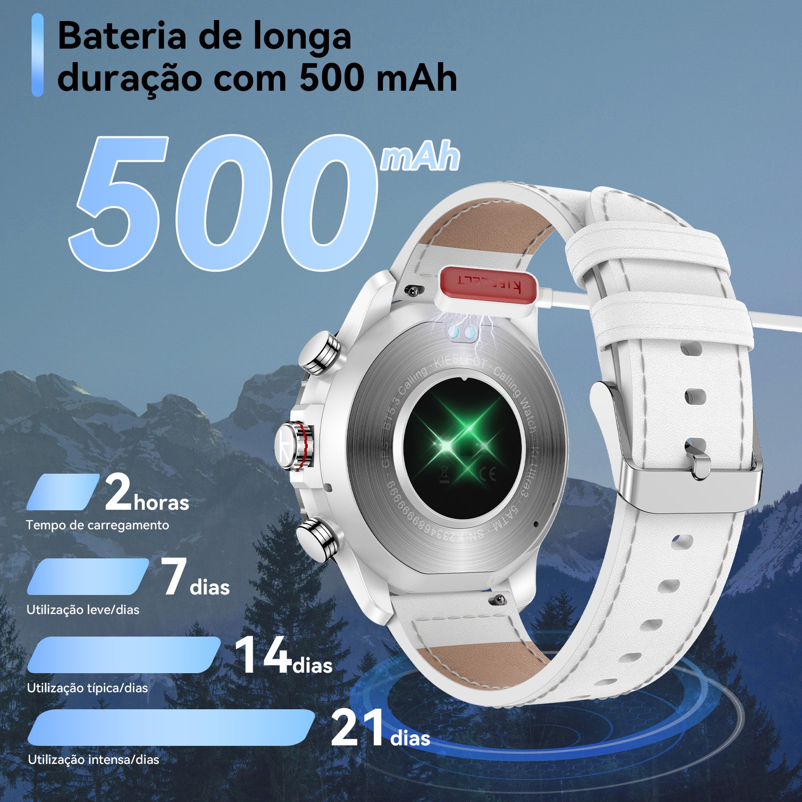 Smartwatch Kieslect Kr Ultra 3 Branco