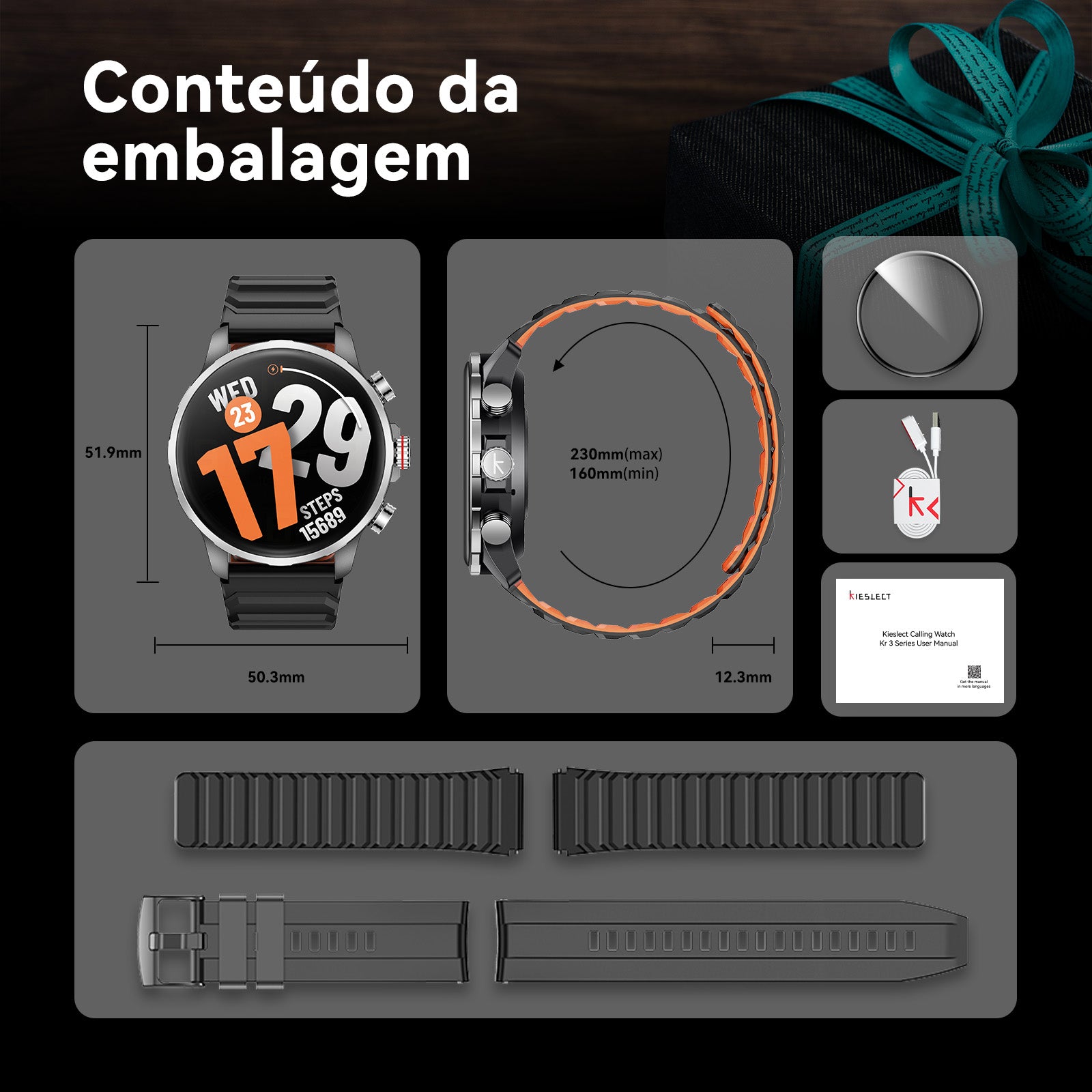 Kieslect Smart Calling Watch Kr 3