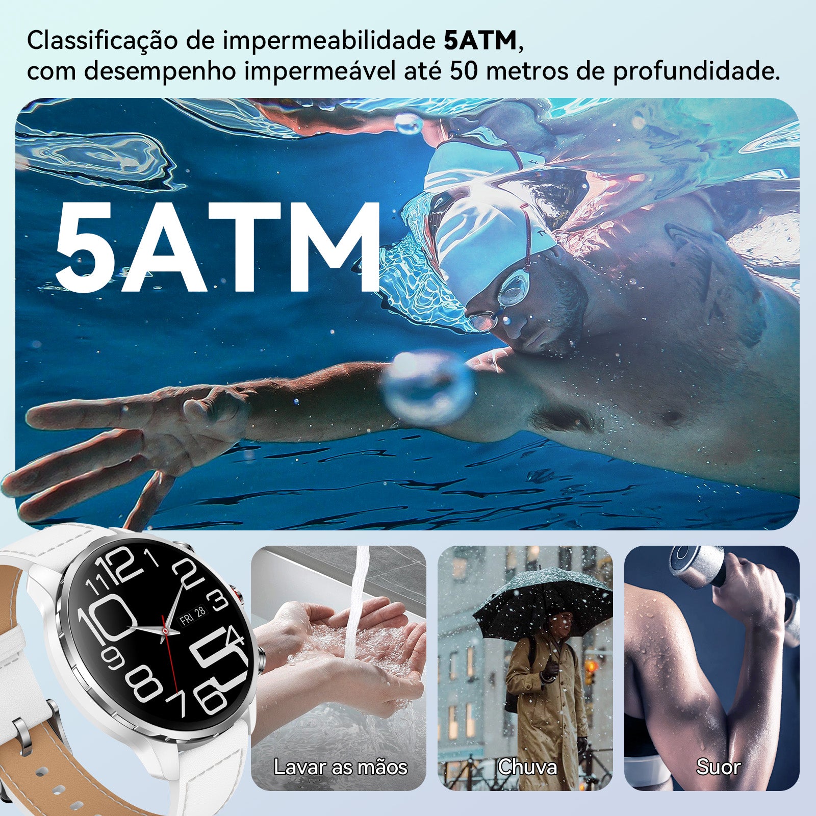 Smartwatch Kieslect Kr Ultra 3 Branco