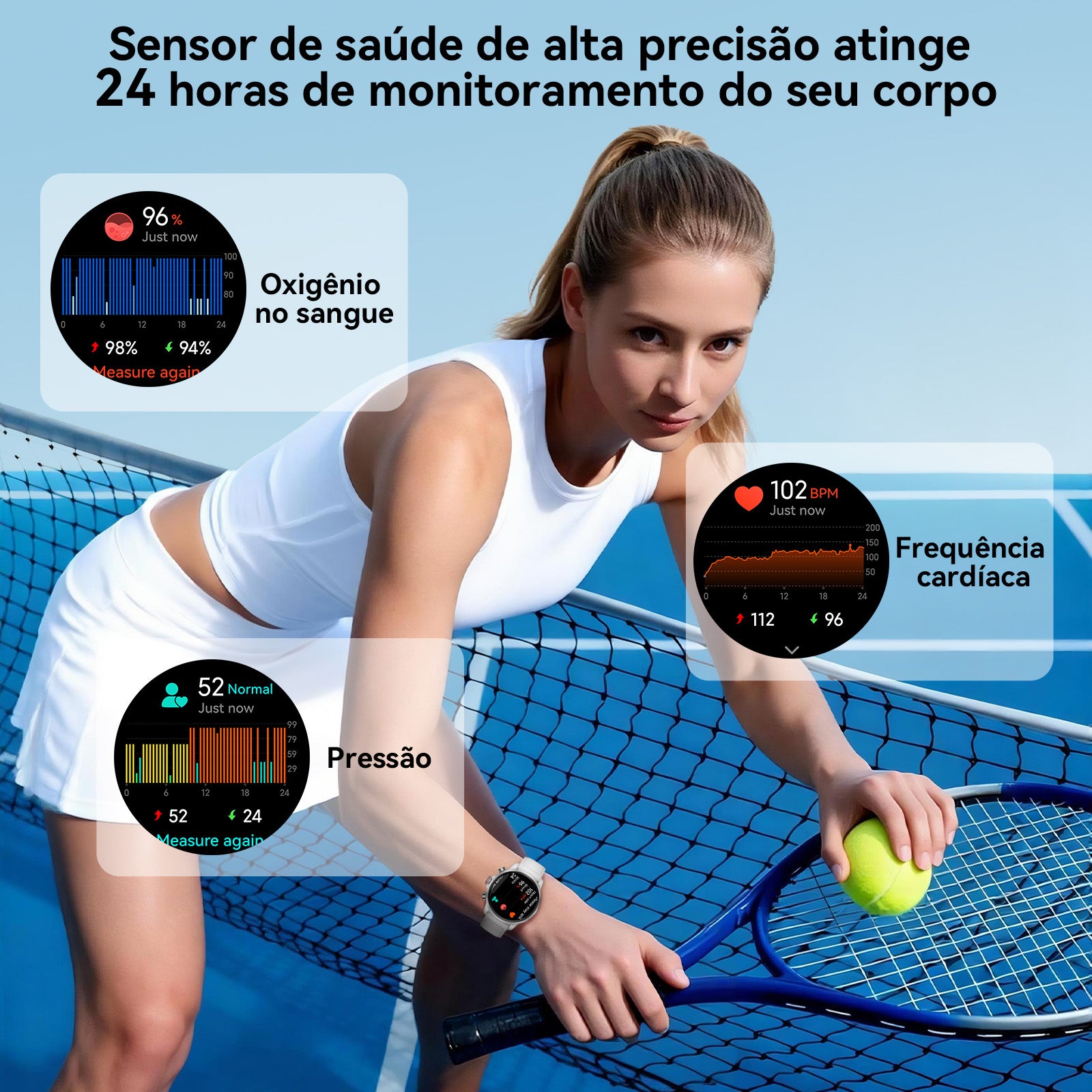 Smartwatch Kieslect Kr Ultra 3 Branco